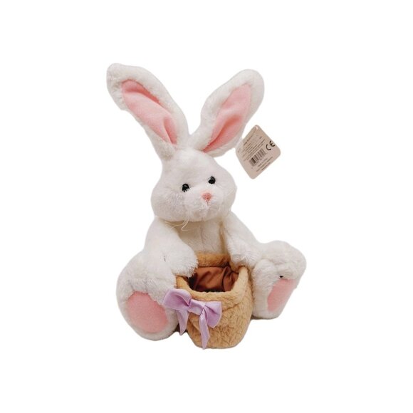 12.5 Gold Bunny With Basket main image 1